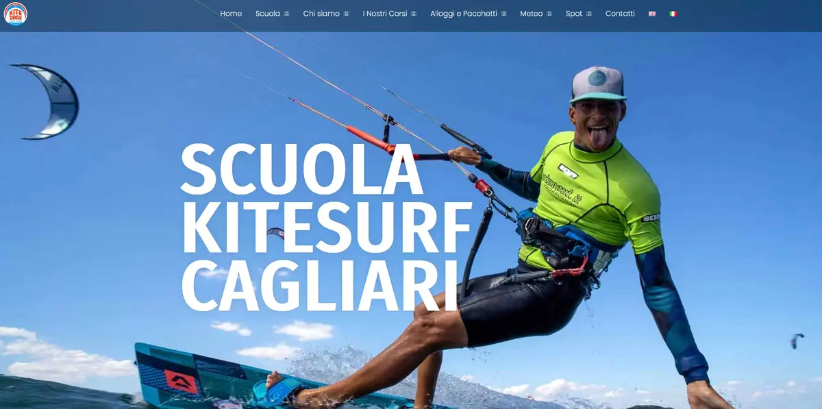 Kitezone Sardegna - Sport · Kitesurf: screenshot del progetto